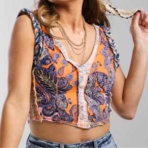 FREE PEOPLE CROPPED TANK